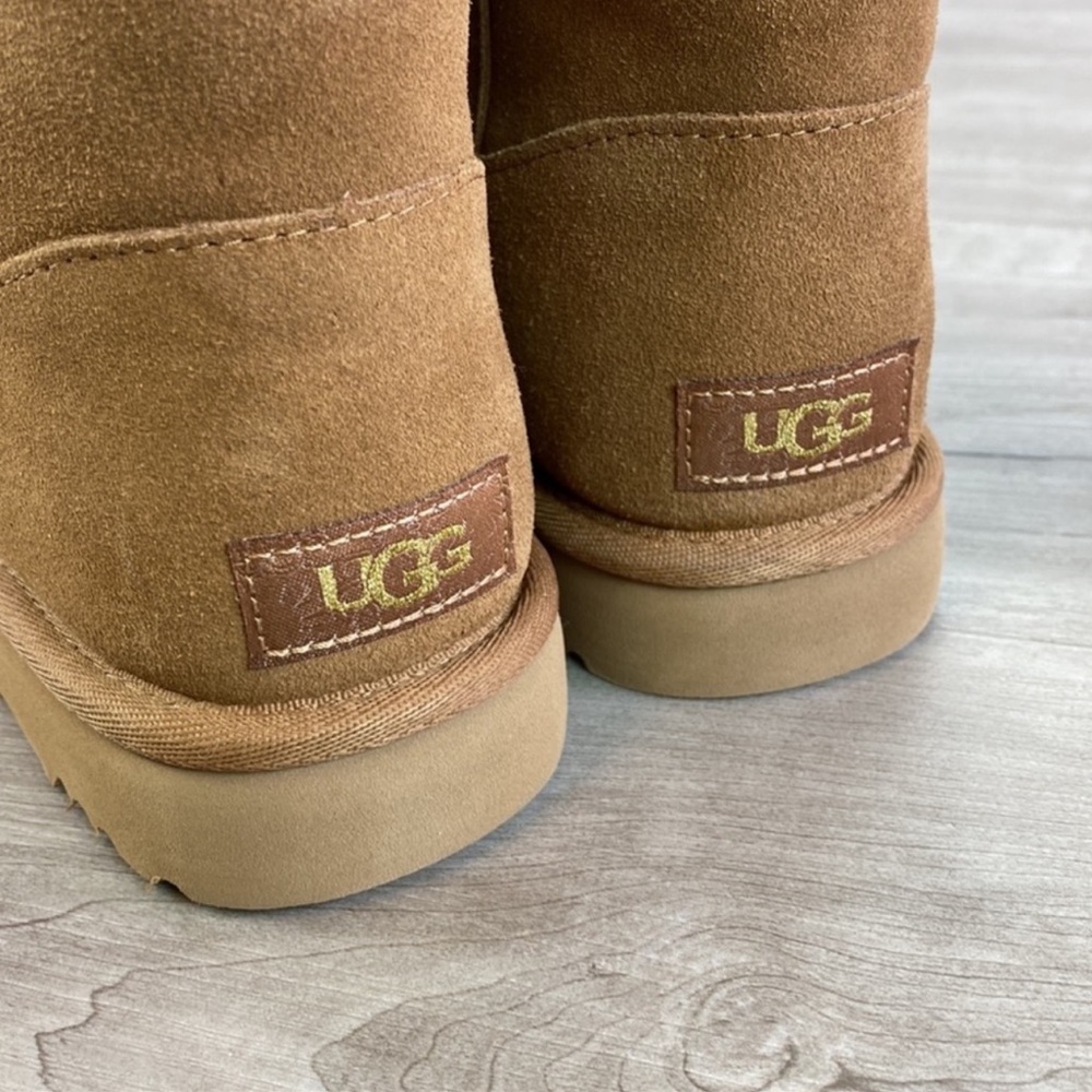🍁 UGG 🍁 CLASSIC GEM MINI CHESTNUT BROWN BOOTS - Picture 7 of 14